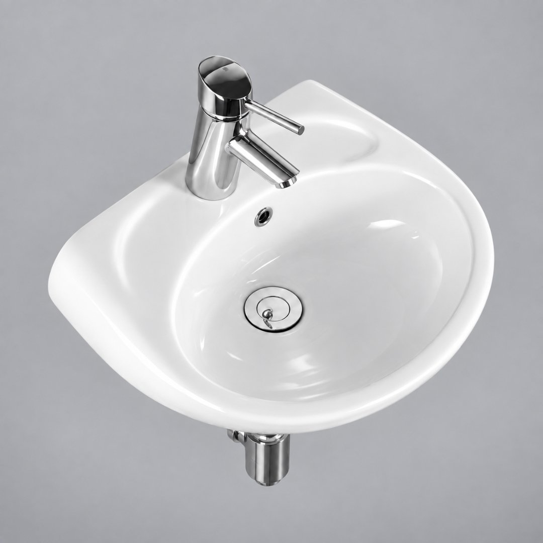 Sonet MATIZ, wall hung basin (view 3)